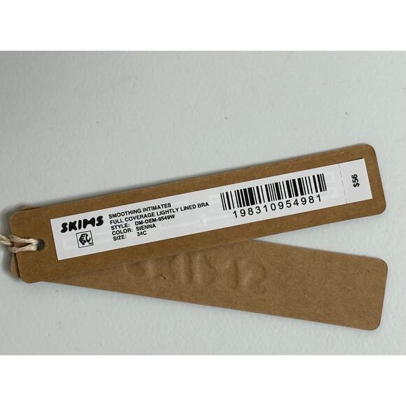 SKIMS NWT Smoothing Intimates Full Coverage Lightly Lined Bra Sienna Tan 34C - Picture 6 of 9